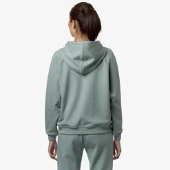 K-WAY Lydie Light Spacer - Fleece - Jacket - Woman - Green Mold Best Sale