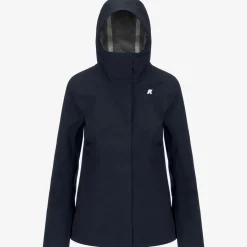 K-WAY Madalina Bonded Jersey - Jackets - Mid - Woman - Blue Depth Best Sale