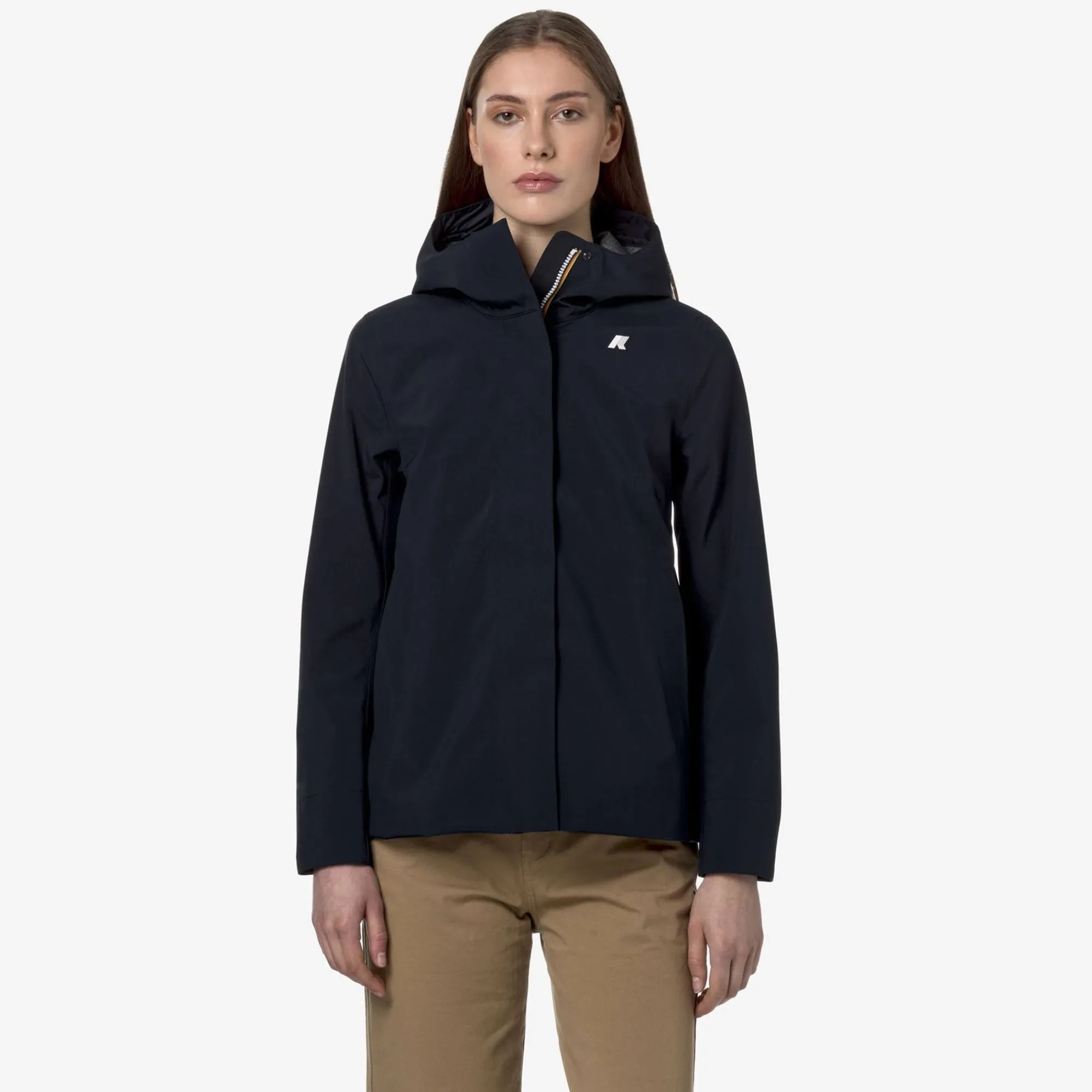 K-WAY Madalina Bonded Jersey - Jackets - Mid - Woman - Blue Depth Best Sale