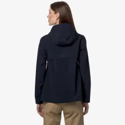 K-WAY Madalina Bonded Jersey - Jackets - Mid - Woman - Blue Depth Best Sale