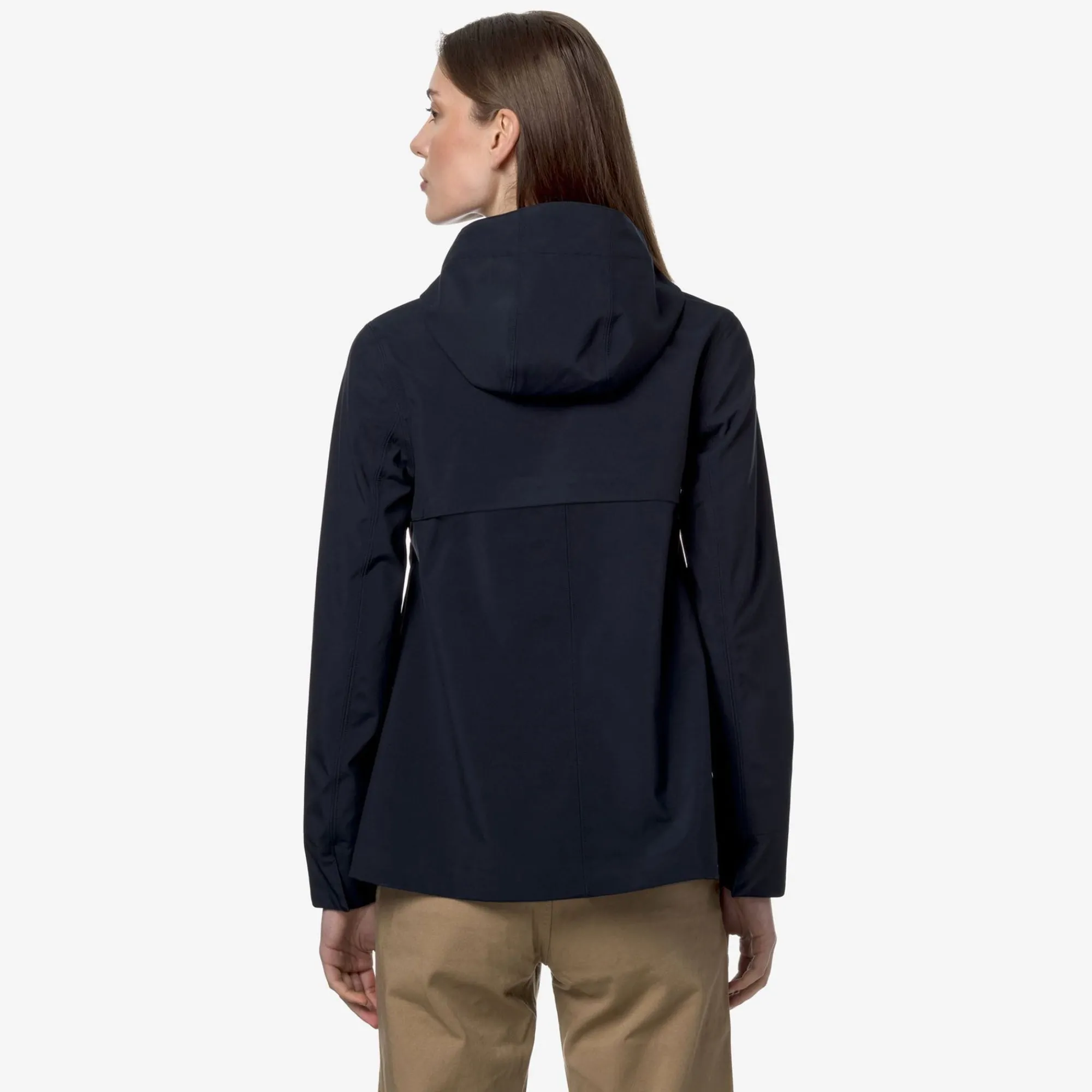 K-WAY Madalina Bonded Jersey - Jackets - Mid - Woman - Blue Depth Best Sale