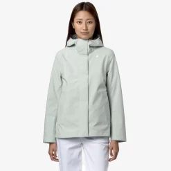 K-WAY Madalina Bonded Jersey - Jackets - Mid - Woman - Grey Sage Best