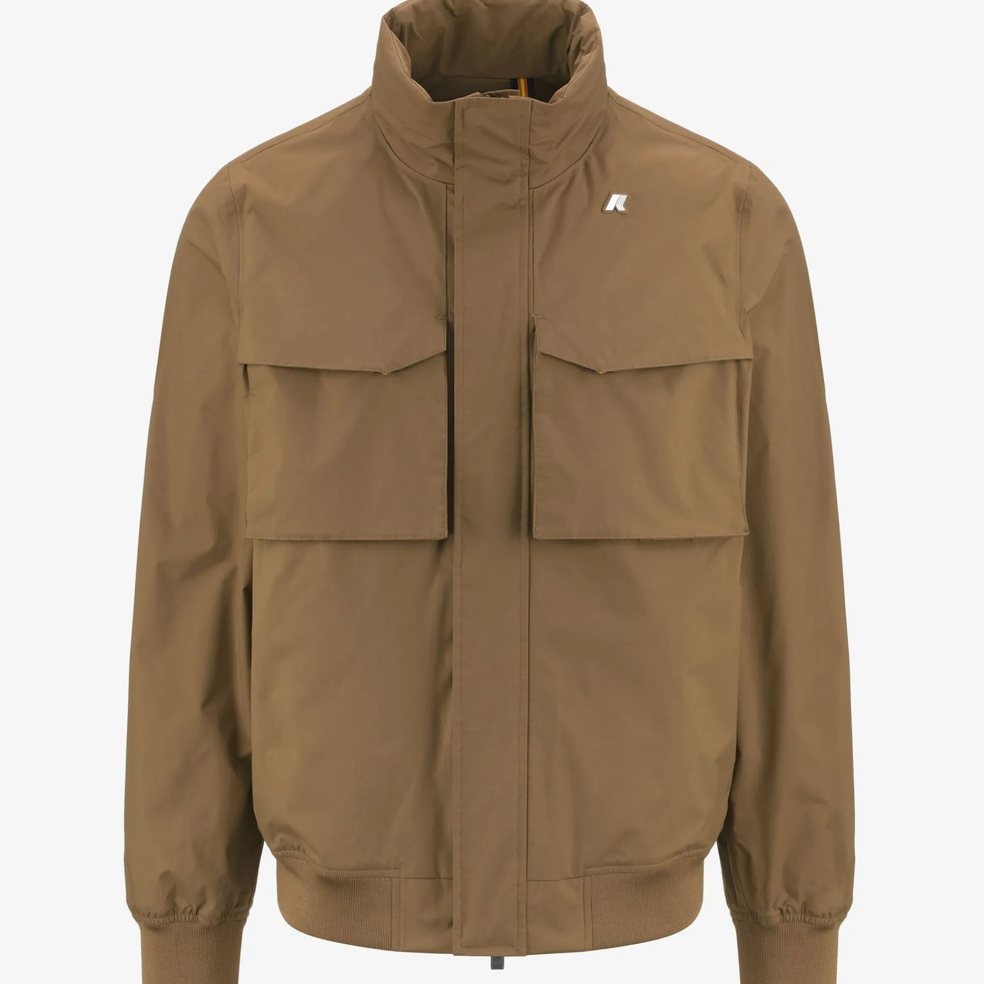 K-WAY Manfred Eco Ottoman - Jackets - Short - Man - Brown Corda Discount