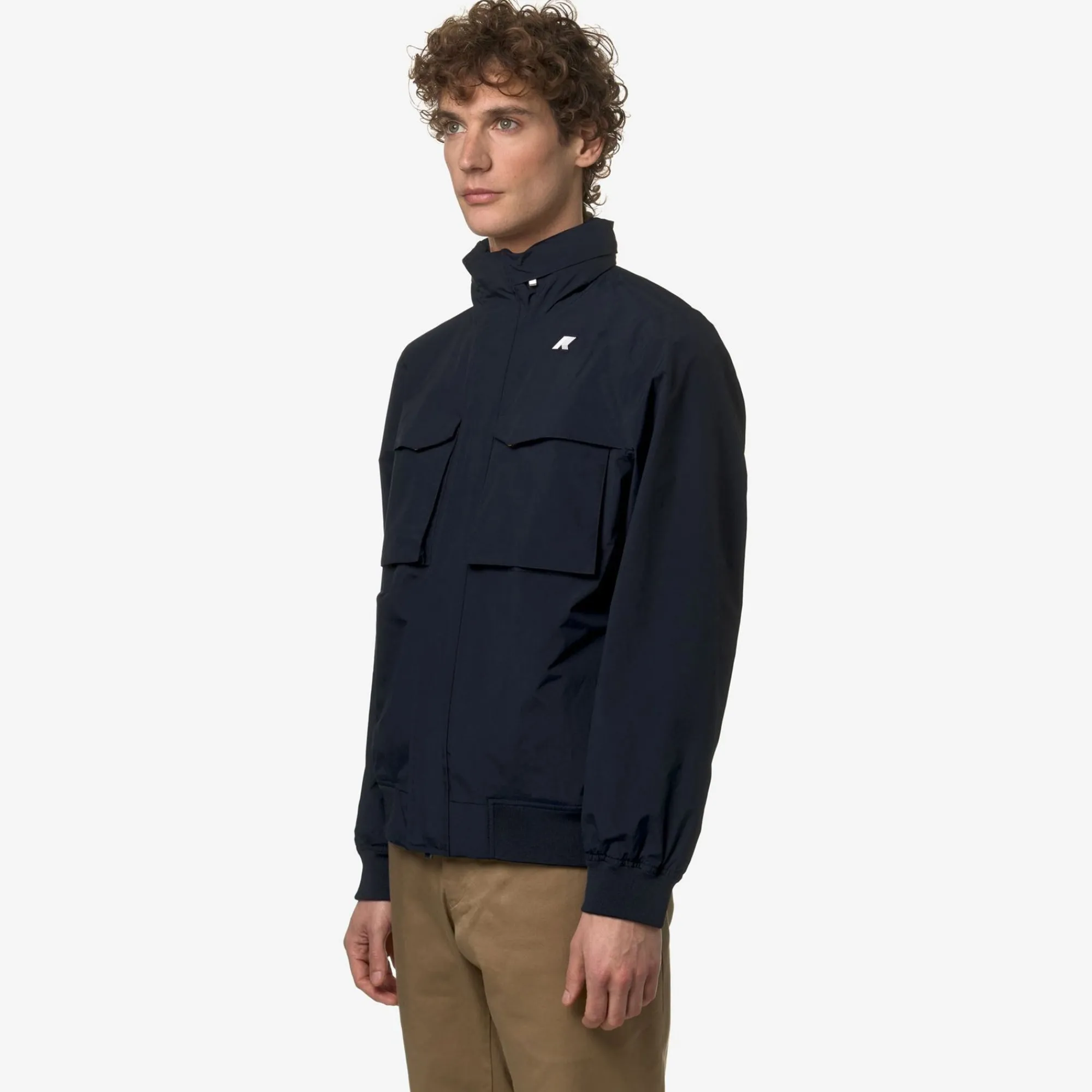 K-WAY Manfred Eco Ottoman - Jackets - Short - Man - Blue Depth Online