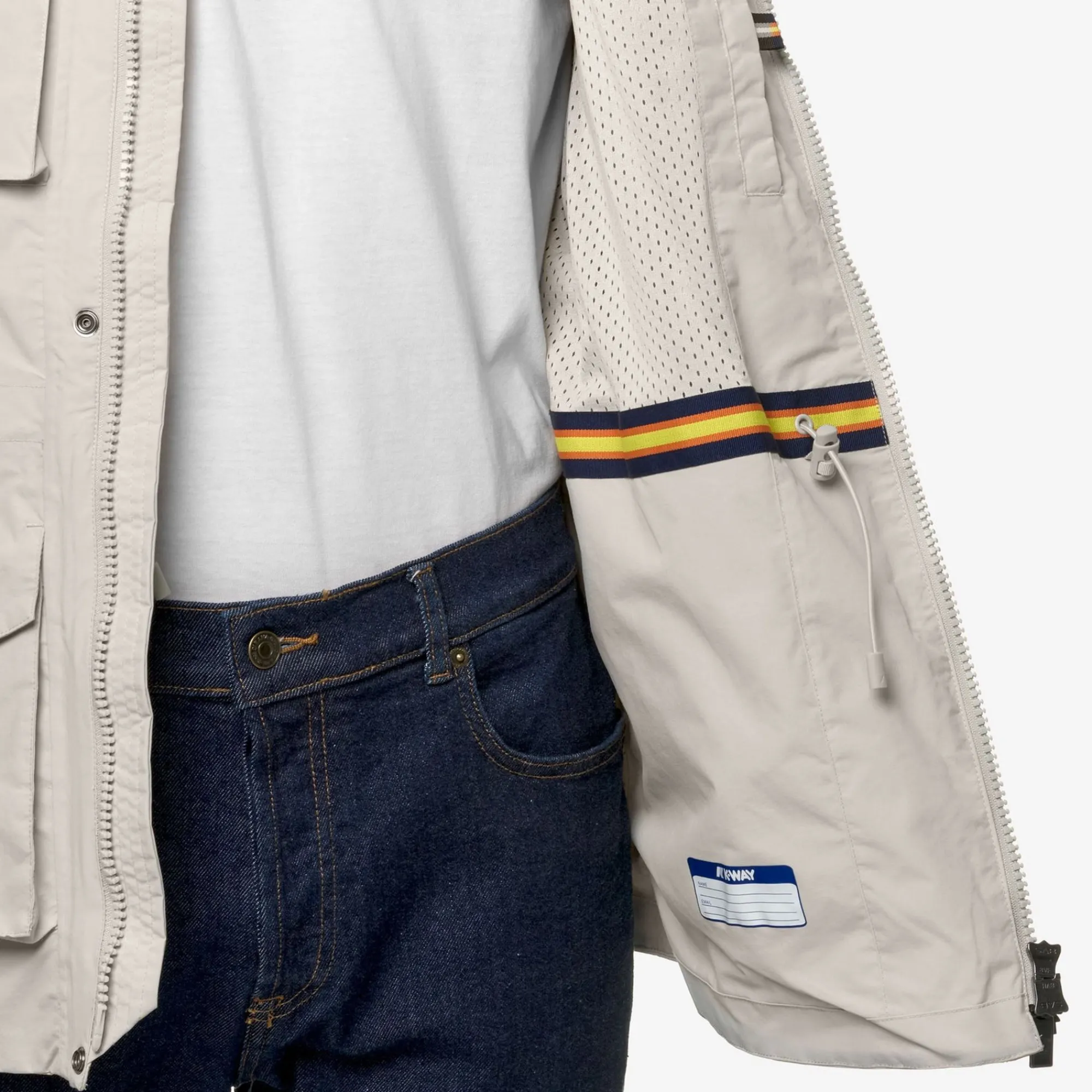 K-WAY Manphy Eco Ottoman - Jackets - Mid - Man - Beige Lt Best