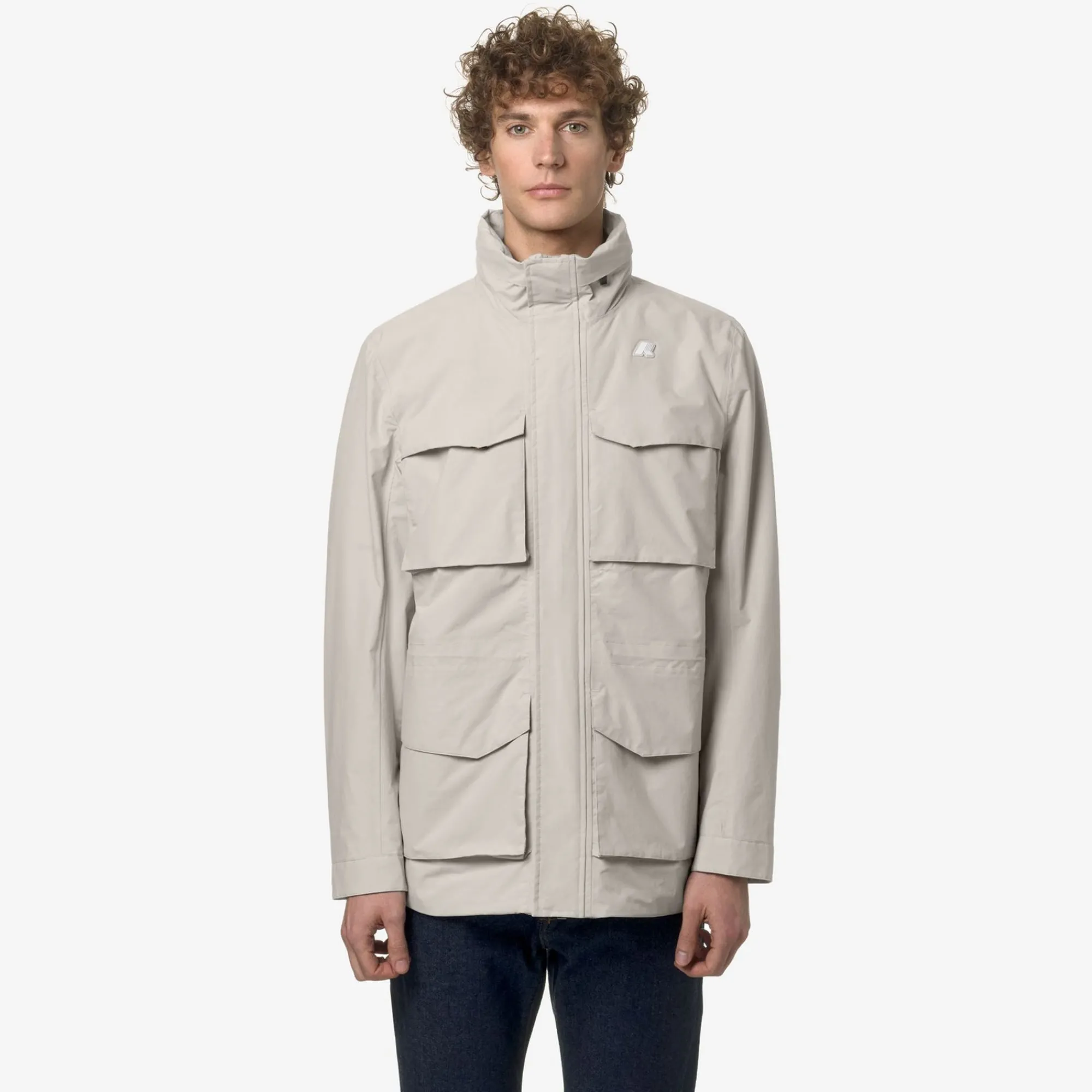 K-WAY Manphy Eco Ottoman - Jackets - Mid - Man - Beige Lt Best