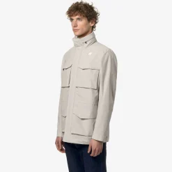 K-WAY Manphy Eco Ottoman - Jackets - Mid - Man - Beige Lt Best