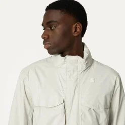 K-WAY Manphy Stretch Nylon Jersey - Jackets - Short - Man - Beige Lt Discount