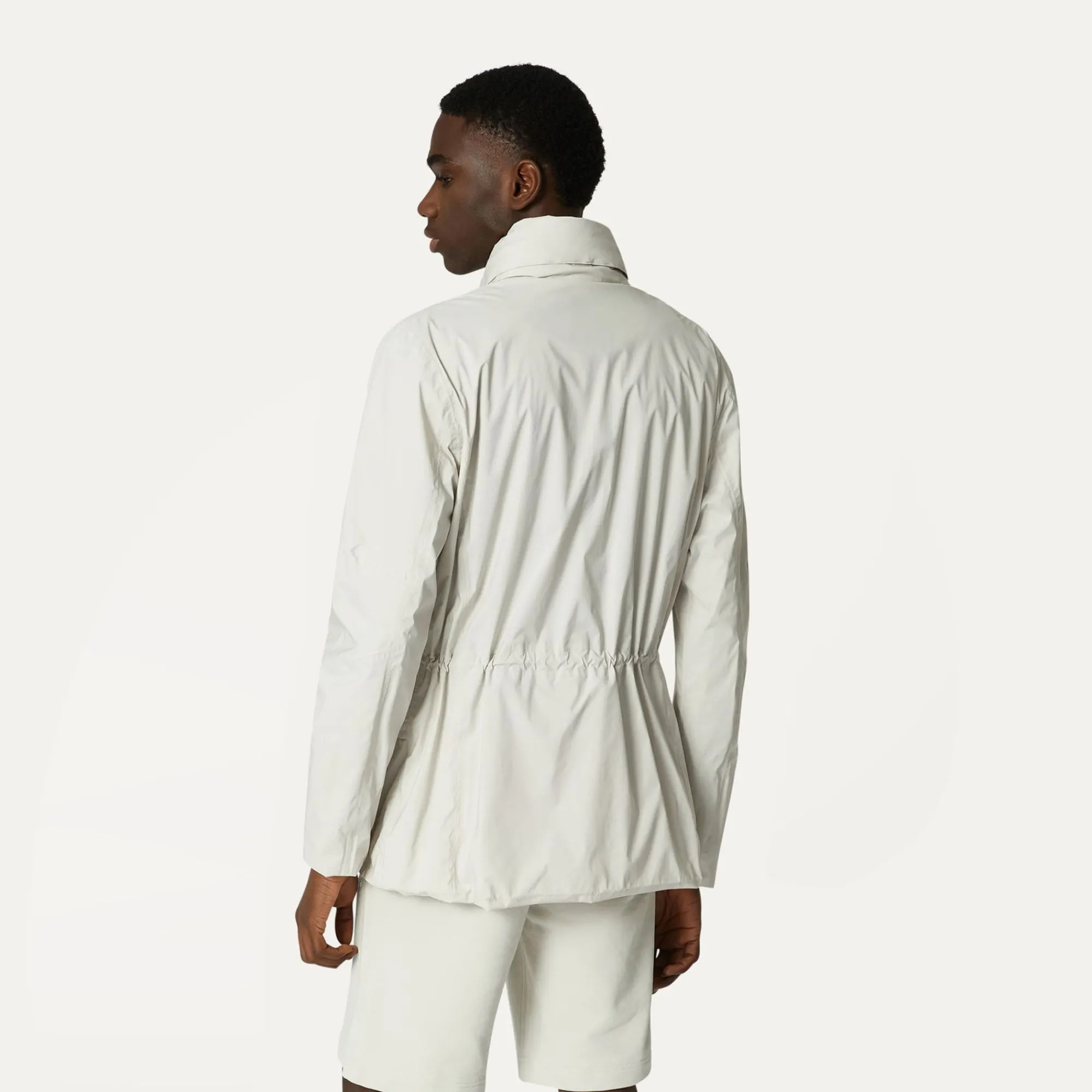 K-WAY Manphy Stretch Nylon Jersey - Jackets - Short - Man - Beige Lt Discount
