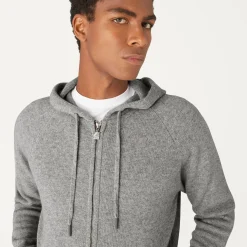 K-WAY Marcy Lambswool - Knitwear - Jacket - Man - Grey Md Steel Clearance