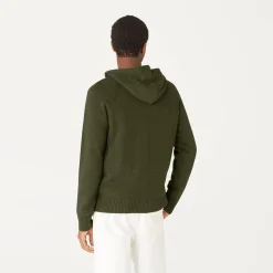 K-WAY Marcy Lambswool - Knitwear - Jacket - Man - Green Blackish Sale