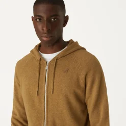 K-WAY Marcy Lambswool - Knitwear - Jacket - Man - Brown Butternut Store