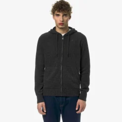 K-WAY Marcy Lambswool - Knitwear - Jacket - Man - Black Oyster Best Sale
