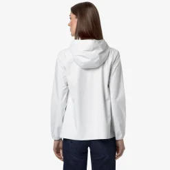 K-WAY Marguerite Stretch Dot - Jackets - Mid - Woman - White Best