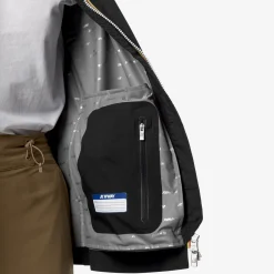 K-WAY Marguerite Stretch Dot - Jackets - Mid - Woman - Black Pure Cheap