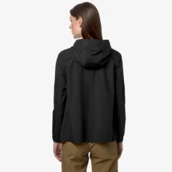K-WAY Marguerite Stretch Dot - Jackets - Mid - Woman - Black Pure Cheap