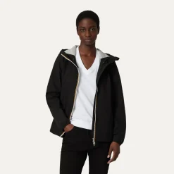 K-WAY Marguerite Stretch Poly Jersey - Jackets - Mid - Woman - Black Pure Sale