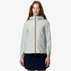 K-WAY Marguerite Stretch Poly Jersey - Jackets - Mid - Woman - Grey Sage Outlet