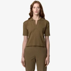 K-WAY Marlhes - Knitwear - Polo - Woman - Brown Corda Best Sale