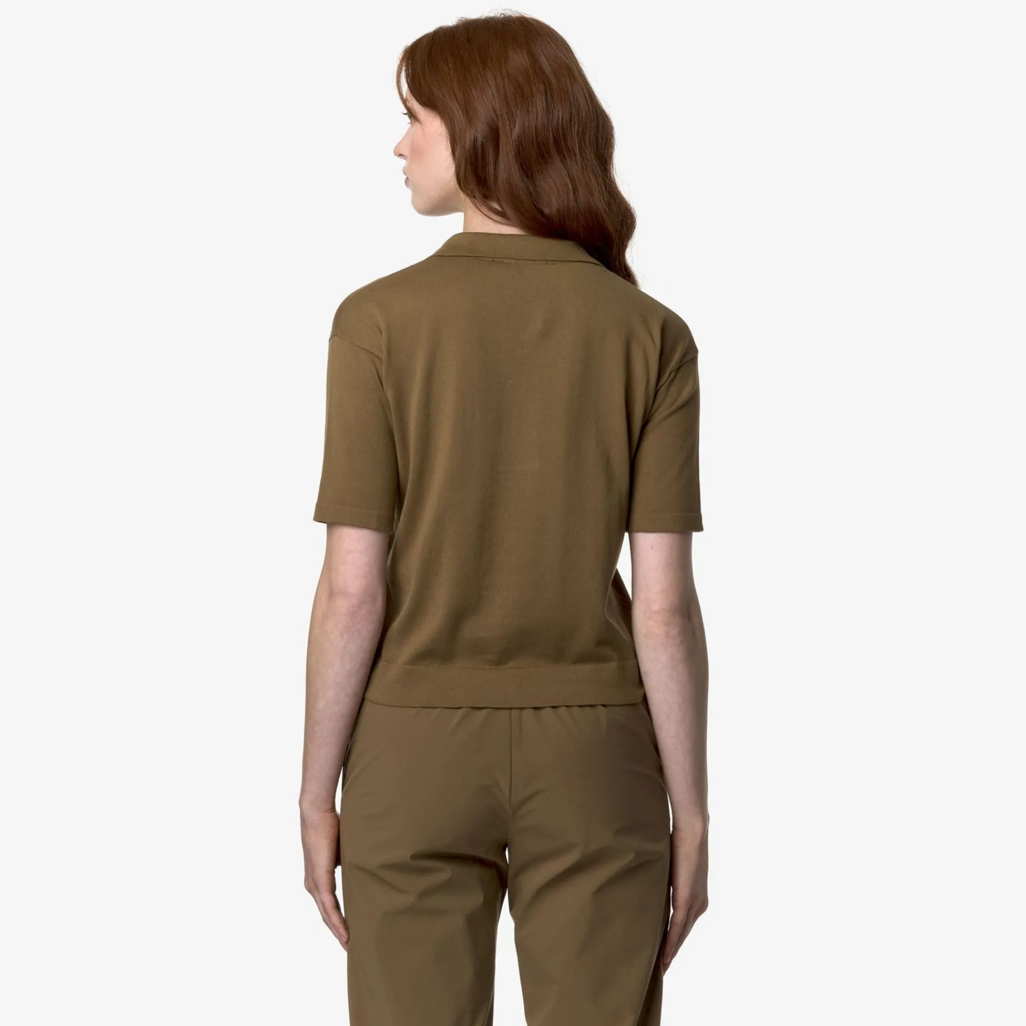 K-WAY Marlhes - Knitwear - Polo - Woman - Brown Corda Best Sale