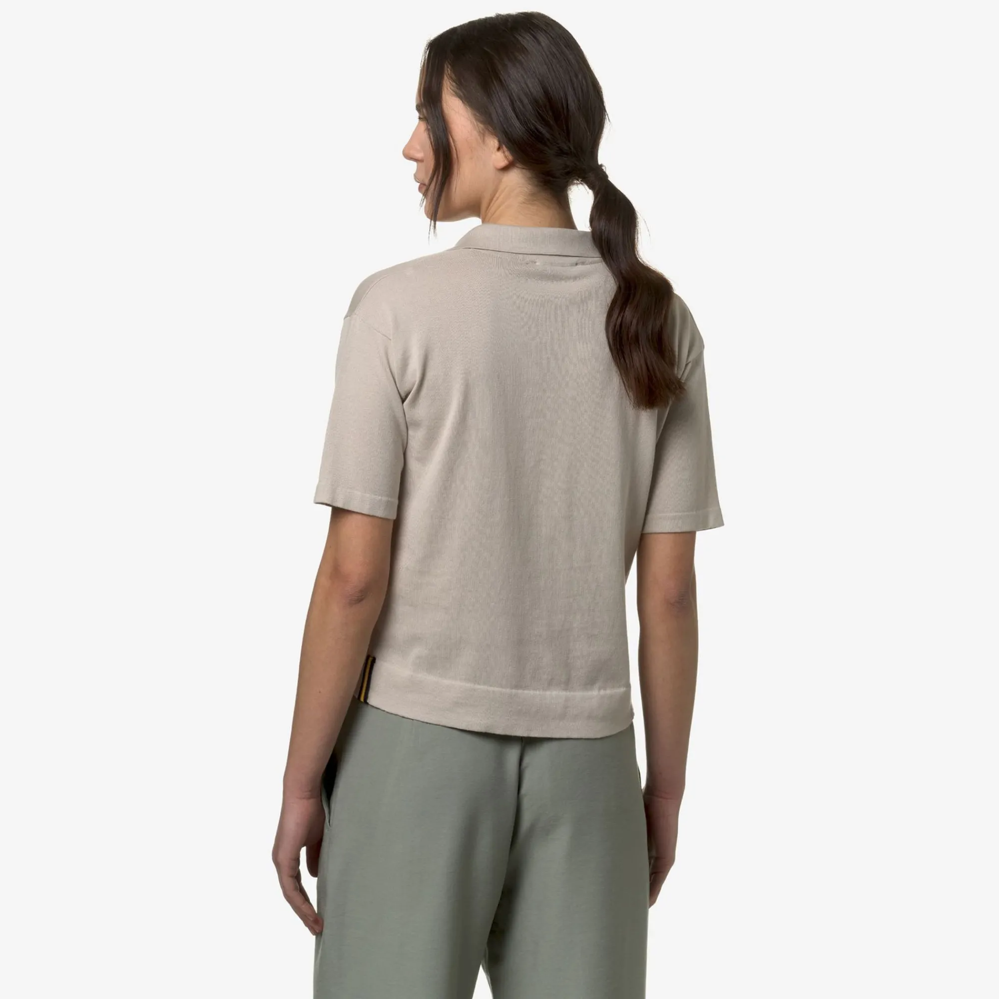 K-WAY Marlhes - Knitwear - Polo - Woman - Beige Lt Flash Sale