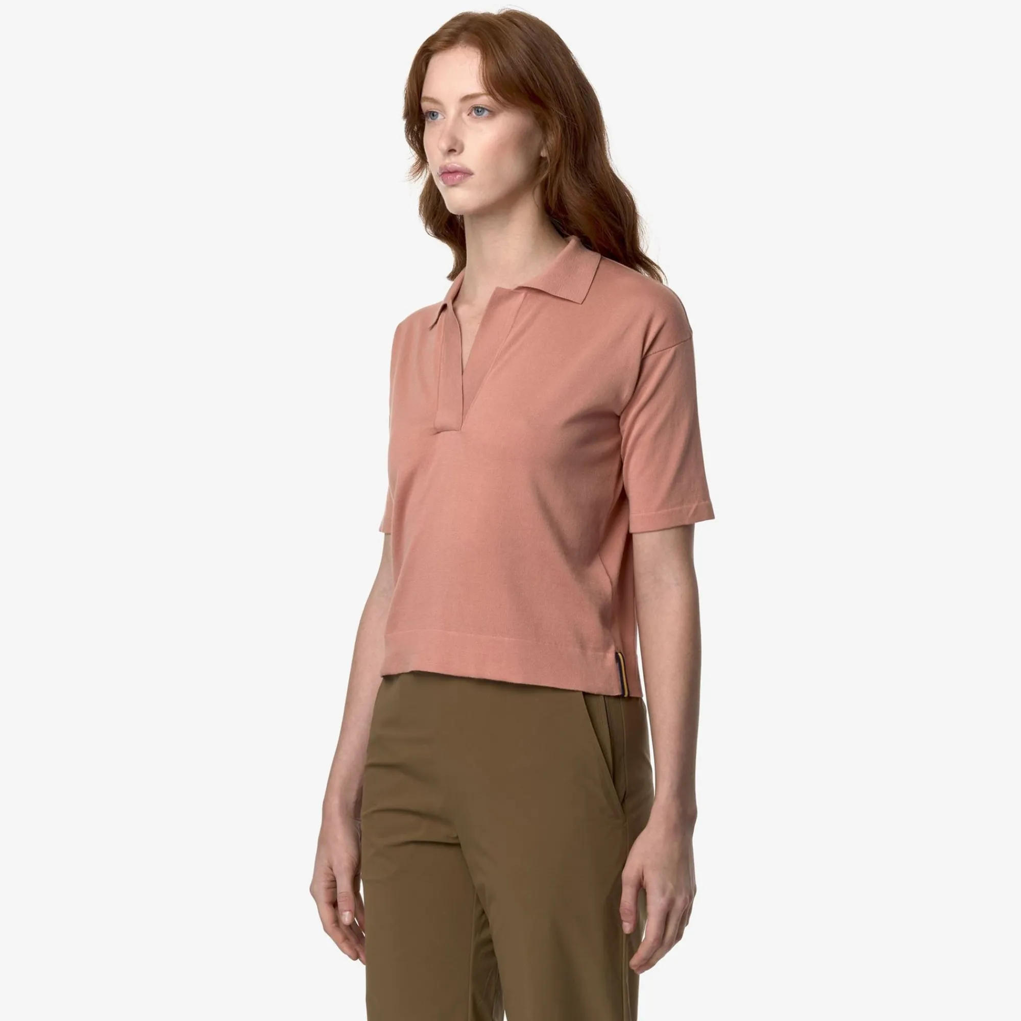 K-WAY Marlhes - Knitwear - Polo - Woman - Rose Brown Shop