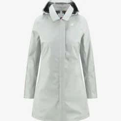 K-WAY Mathy Bonded Jersey - Jackets - Mid - Woman - Grey Sage Flash Sale