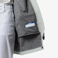 K-WAY Mathy Bonded Jersey - Jackets - Mid - Woman - Grey Sage Flash Sale