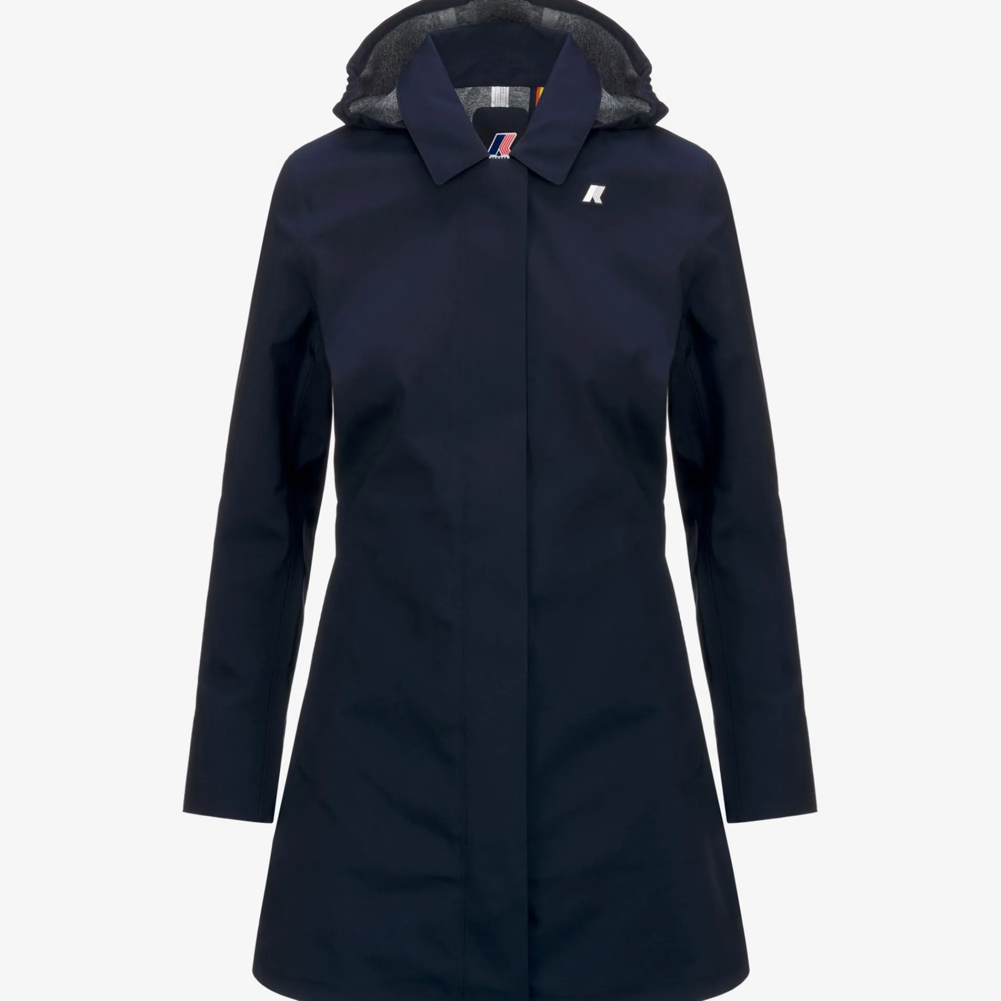 K-WAY Mathy Bonded Jersey - Jackets - Mid - Woman - Blue Depth New