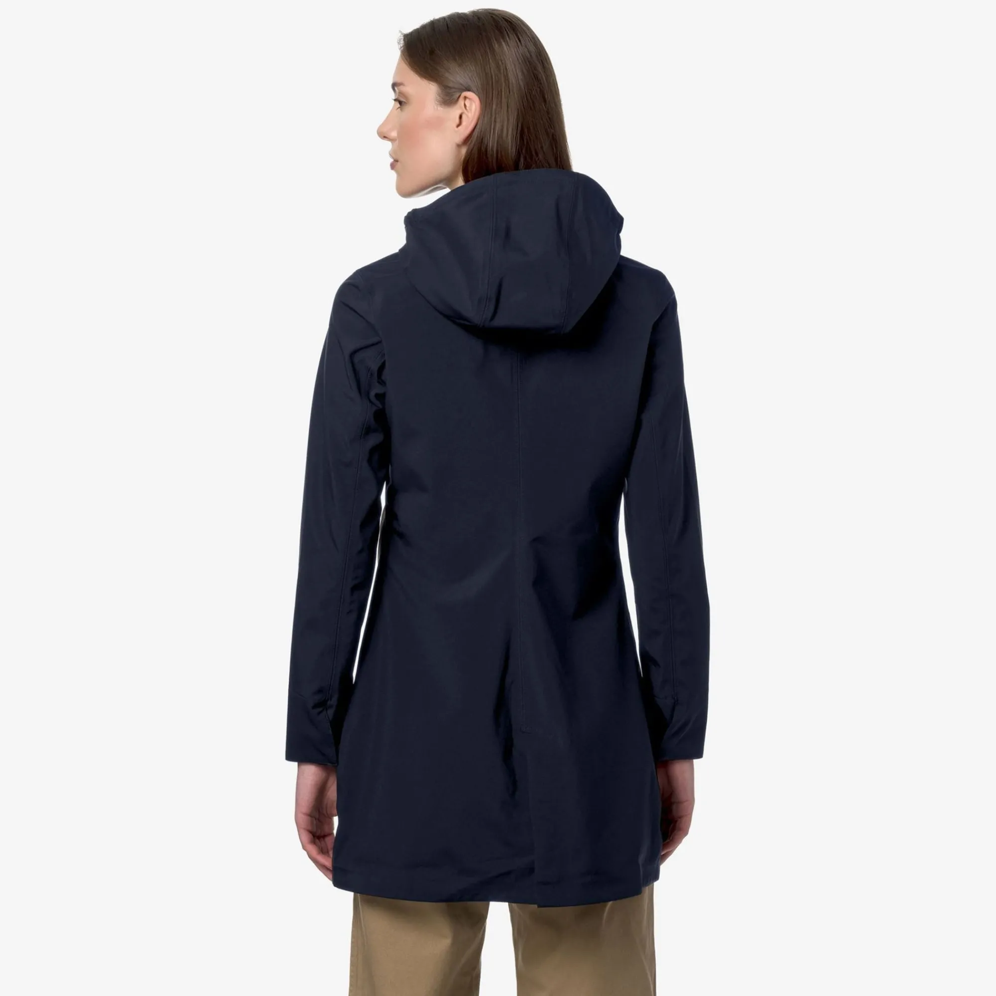 K-WAY Mathy Bonded Jersey - Jackets - Mid - Woman - Blue Depth New