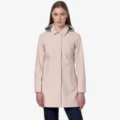 K-WAY Mathy Bonded Jersey - Jackets - Mid - Woman - Pink Gardenia Online