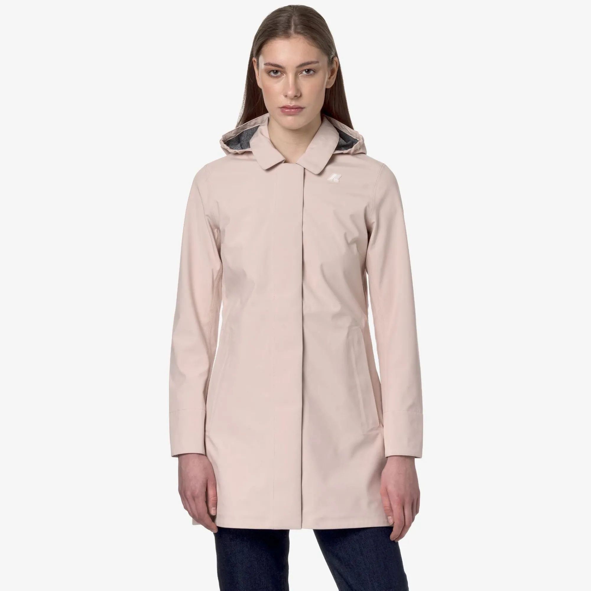 K-WAY Mathy Bonded Jersey - Jackets - Mid - Woman - Pink Gardenia Online