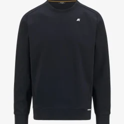 K-WAY Medine Interlock - Fleece - Jumper - Man - Blue Depth Clearance