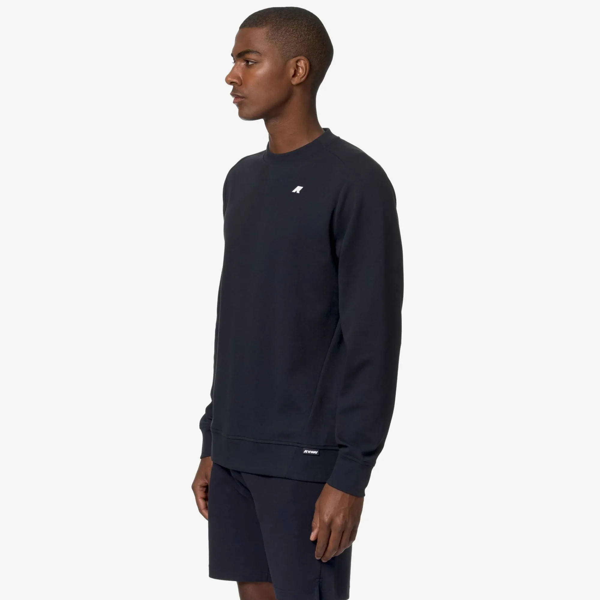 K-WAY Medine Interlock - Fleece - Jumper - Man - Blue Depth Clearance
