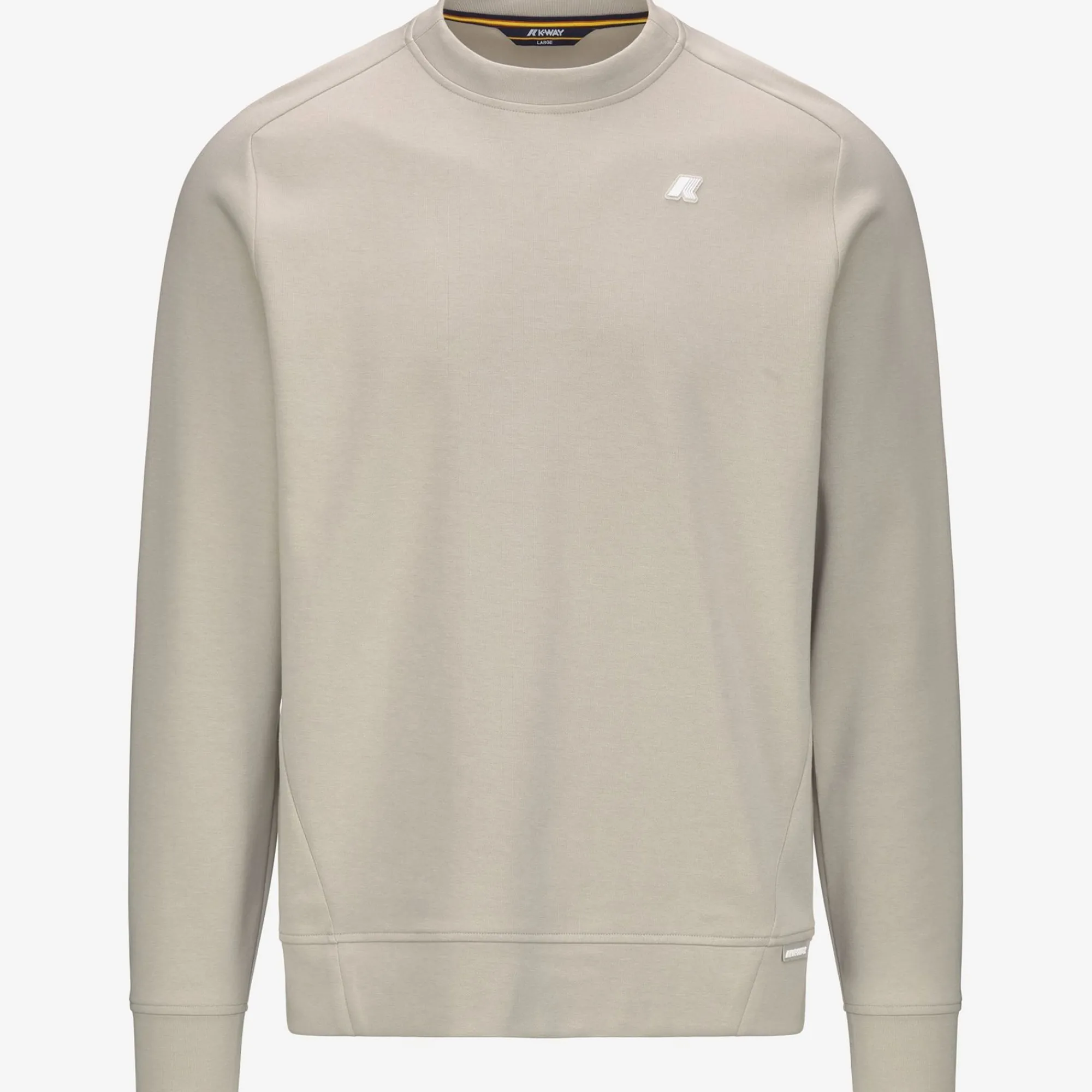 K-WAY Medine Interlock - Fleece - Jumper - Man - Beige Lt Flash Sale