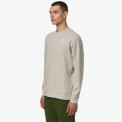 K-WAY Medine Interlock - Fleece - Jumper - Man - Beige Lt Flash Sale