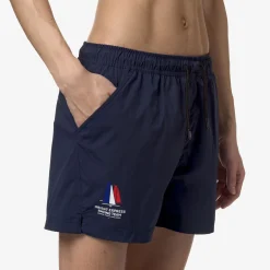 K-WAY Mehdy Orient Express Ac - Bathing Suits - Swimming Trunk - Man - Blue Dress Hot