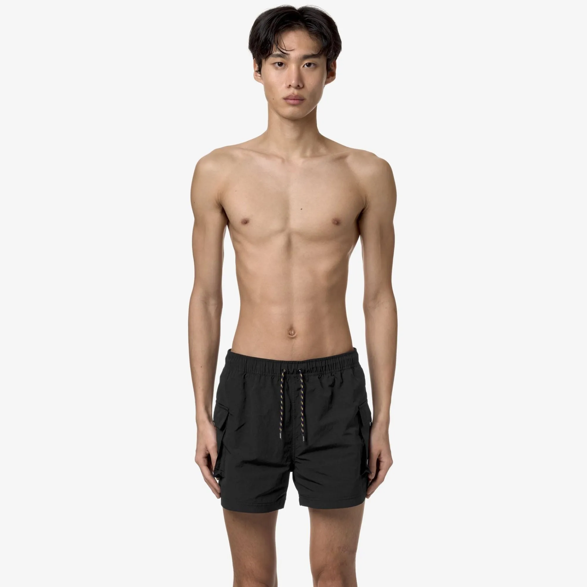 K-WAY Mellow Mini Ripstop - Bathing Suits - Swimming Trunk - Man - Black Pure Cheap
