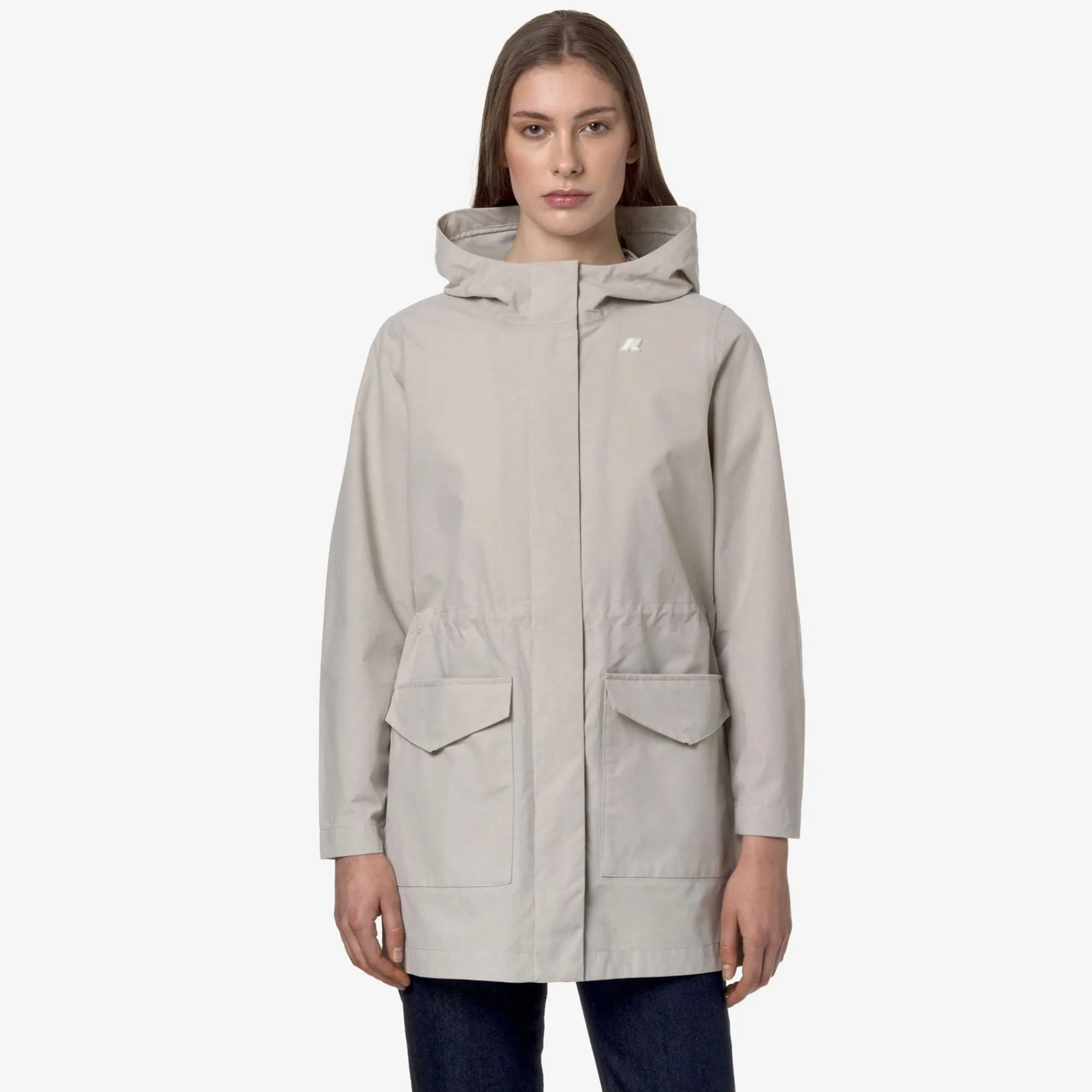 K-WAY Mirelle Cotton Feel - Jackets - Short - Woman - Beige Lt Hot