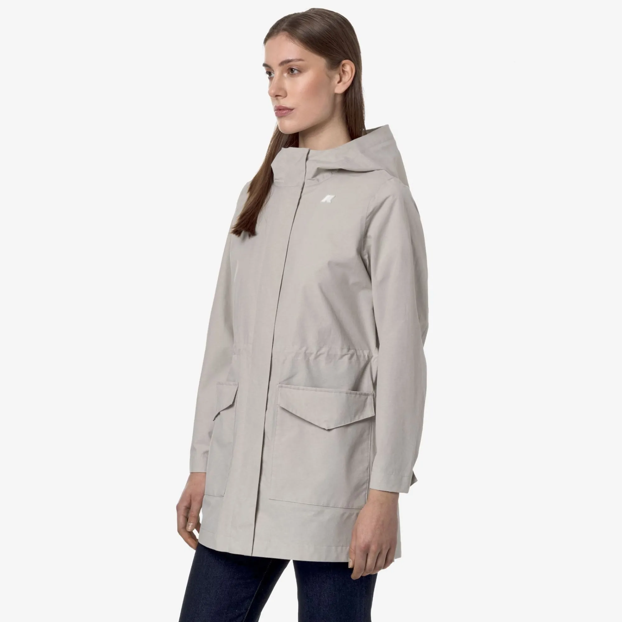 K-WAY Mirelle Cotton Feel - Jackets - Short - Woman - Beige Lt Hot