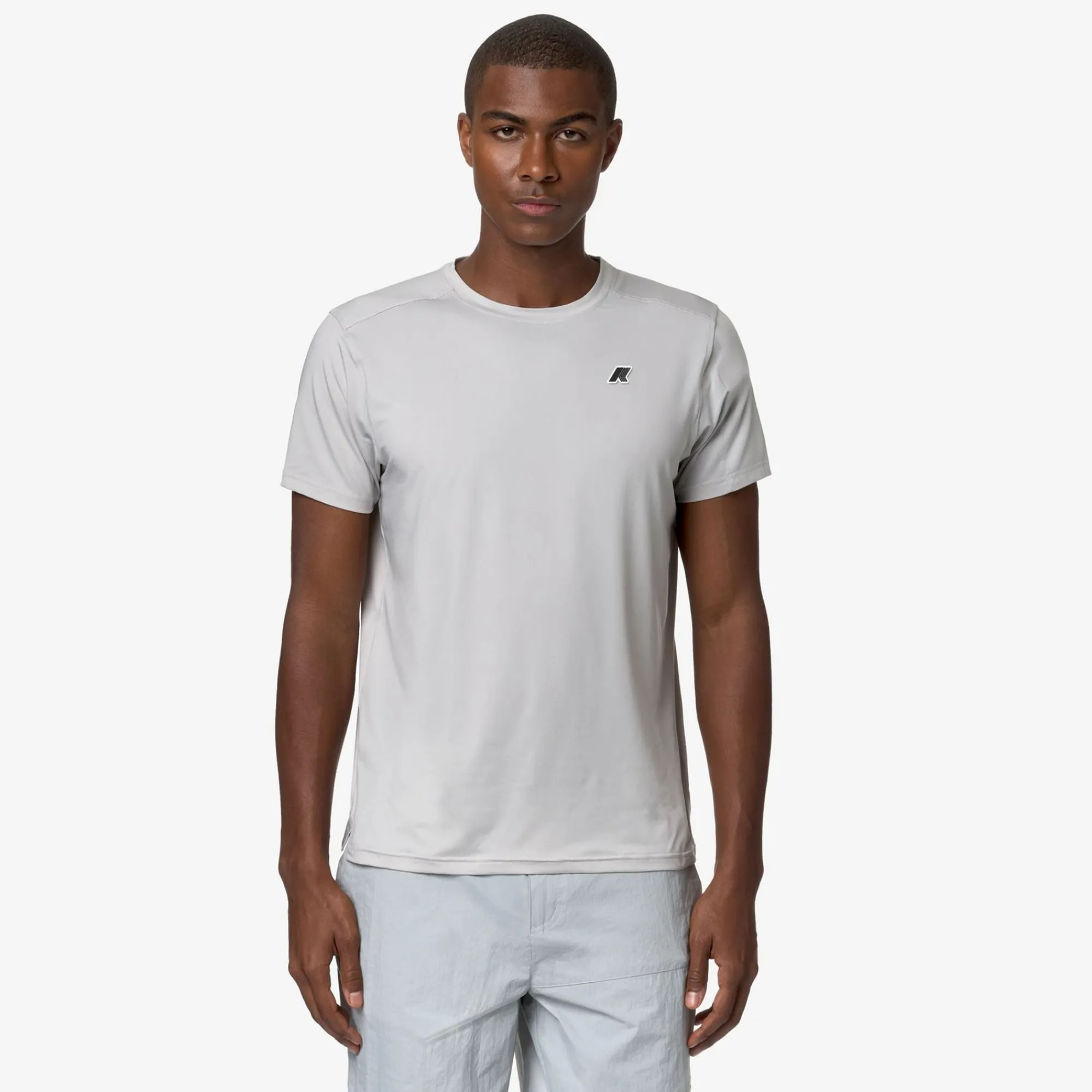 K-WAY Montour - T-Shirtstop - T-Shirt - Man - Grey Ash New