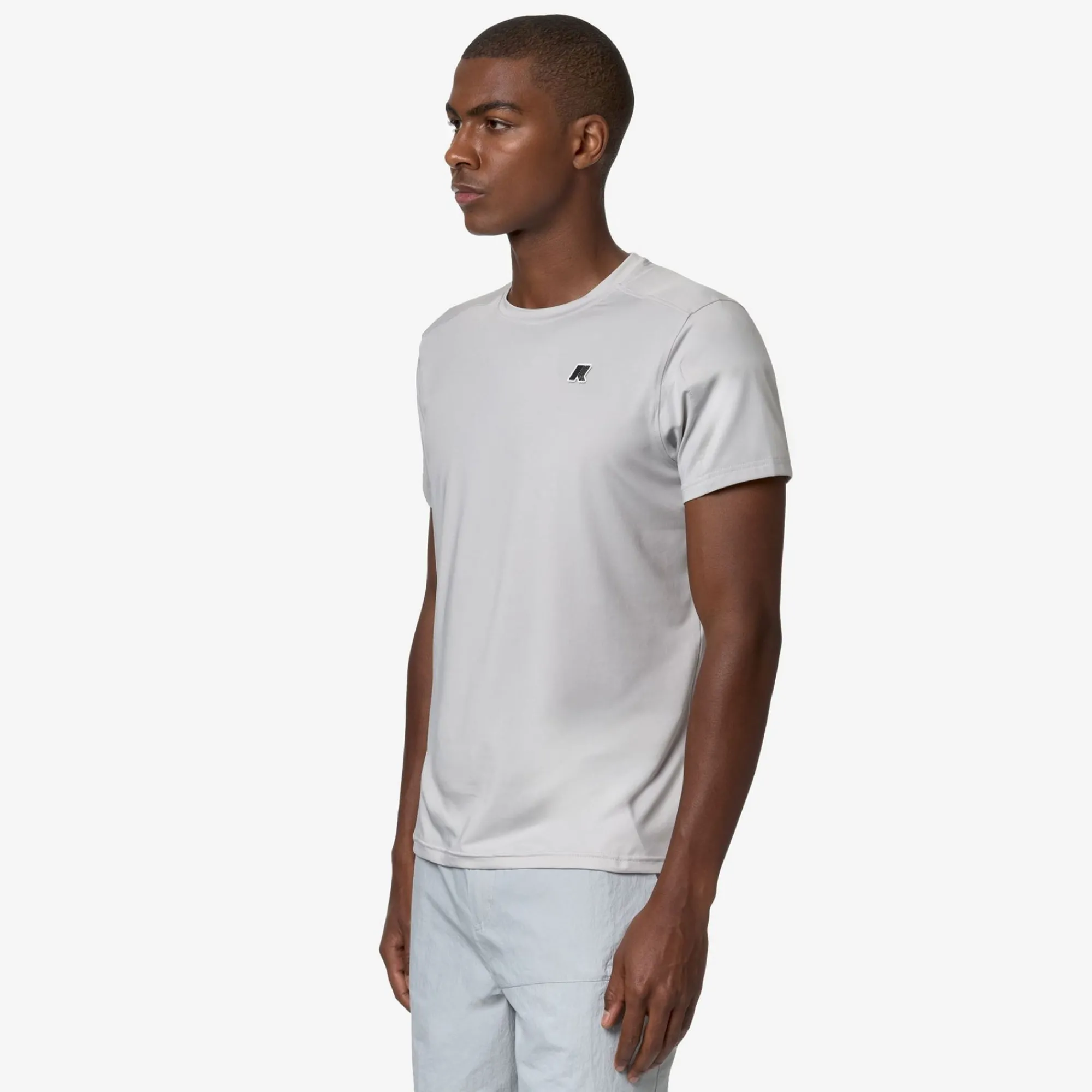 K-WAY Montour - T-Shirtstop - T-Shirt - Man - Grey Ash New