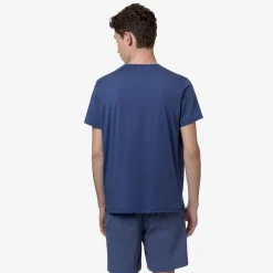 K-WAY Montour - T-Shirtstop - T-Shirt - Man - Blue Fiord Cheap