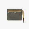 K-WAY Nimes - Small Accessories - Beauty Case - Unisex - Green Blackish Flash Sale