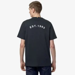 K-WAY Odom Established - T-Shirtstop - T-Shirt - Man - Blue Depth Sale