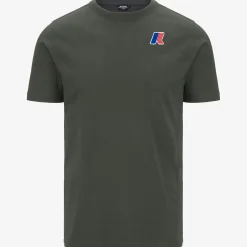 K-WAY Odom Lf - T-Shirtstop - T-Shirt - Unisex - Green Blackish Online