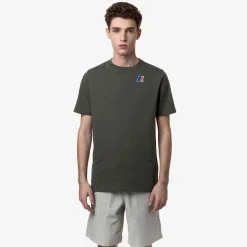 K-WAY Odom Lf - T-Shirtstop - T-Shirt - Unisex - Green Blackish Online