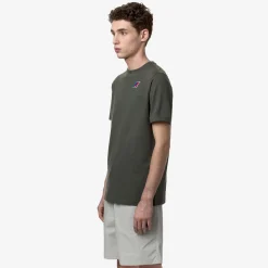 K-WAY Odom Lf - T-Shirtstop - T-Shirt - Unisex - Green Blackish Online