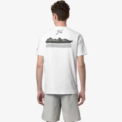 K-WAY Odom Logo Lf - T-Shirtstop - T-Shirt - Unisex - White Best Sale