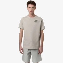 K-WAY Odom Logo Lf - T-Shirtstop - T-Shirt - Unisex - Beige Lt Online